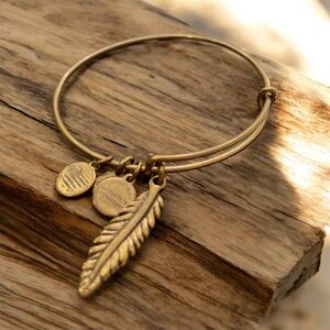 Alex And Ani Feather Charm